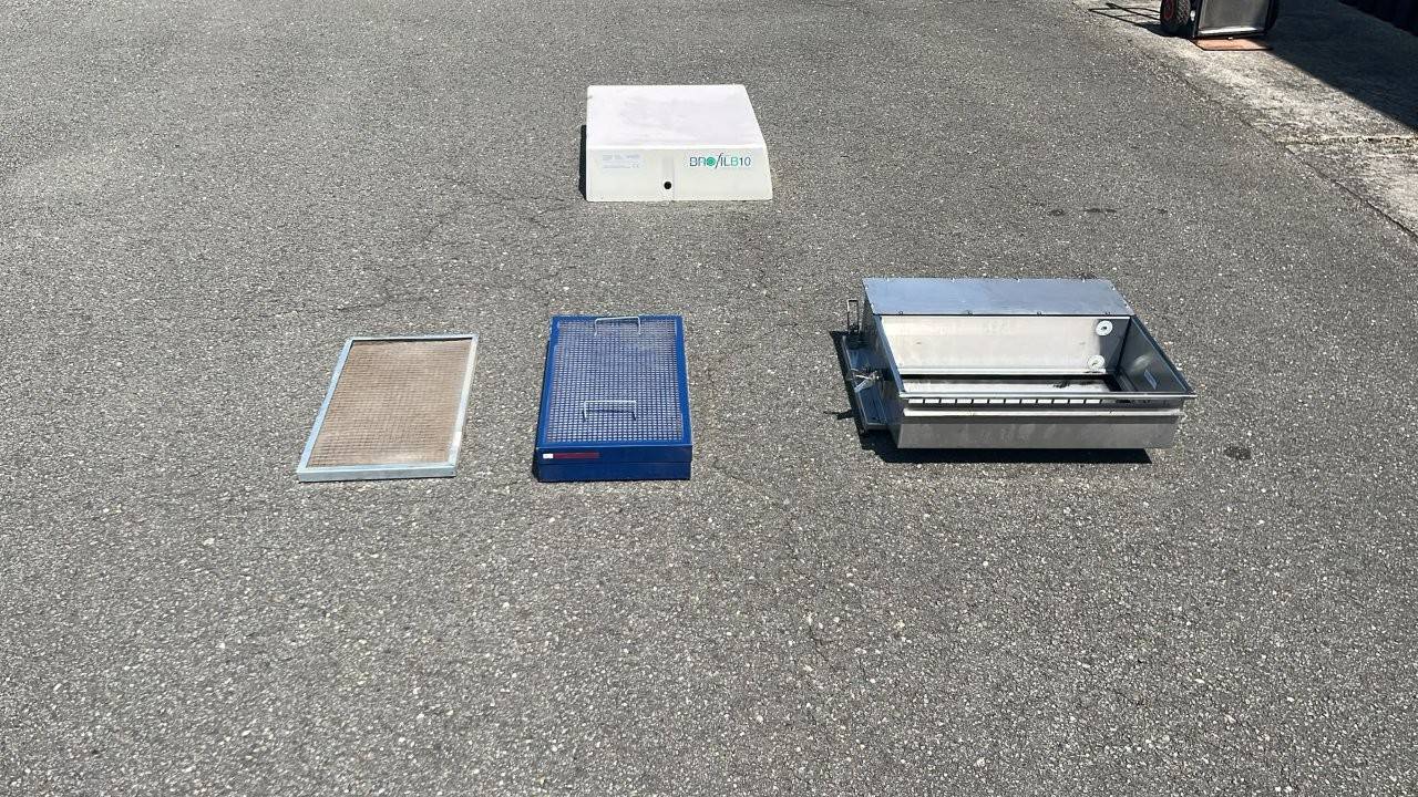 Removable overpressure unit Brofil filter system B10