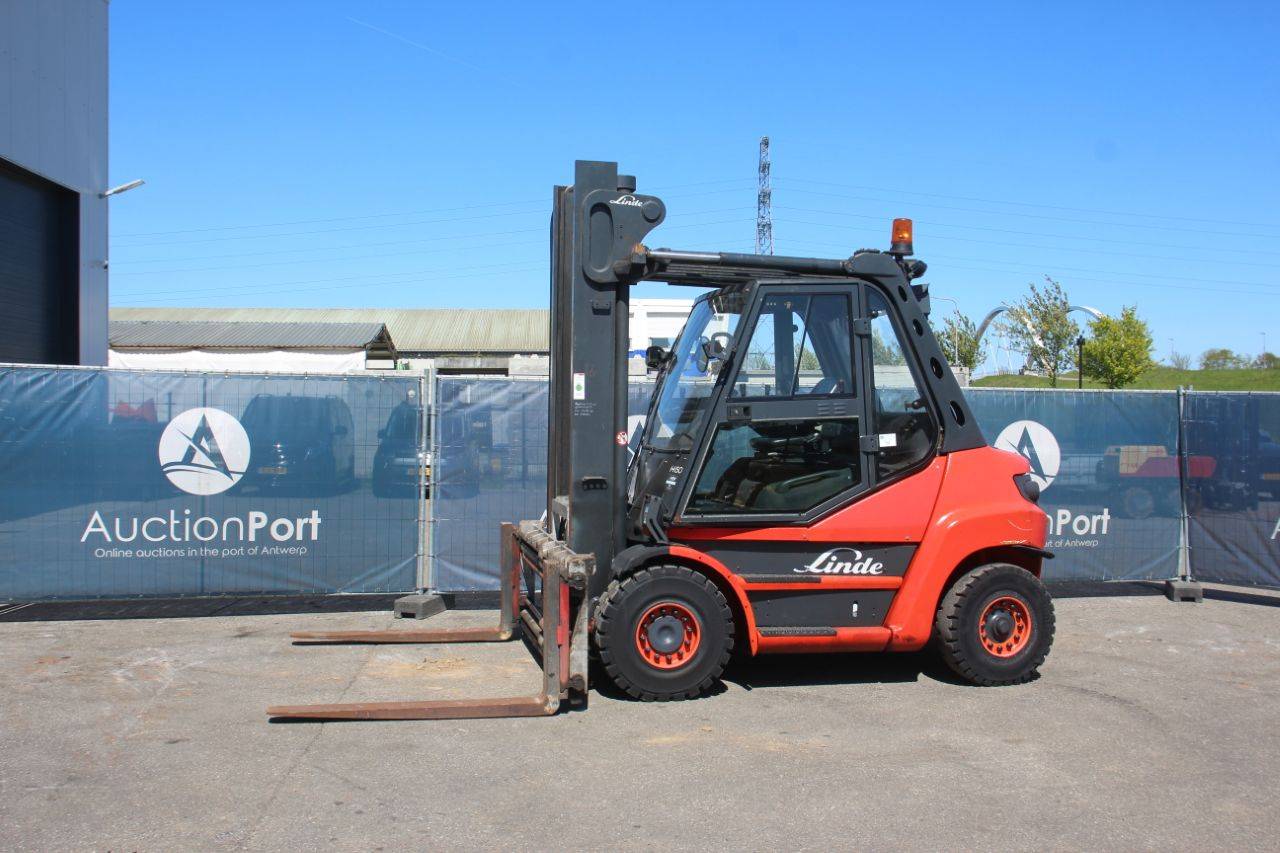 Linde H60D-01 Diesel Forklift 6000kg 3.5m 2011