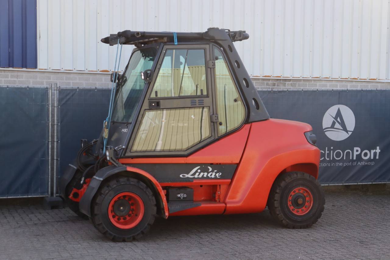 Linde H80D-02/900 Diesel Forklift 8000kg 2015