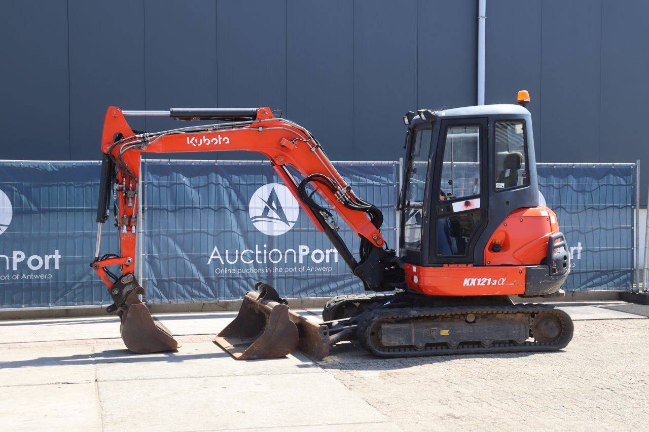 Crawler excavator Kubota KX121-3α Diesel 29.4kW 2015