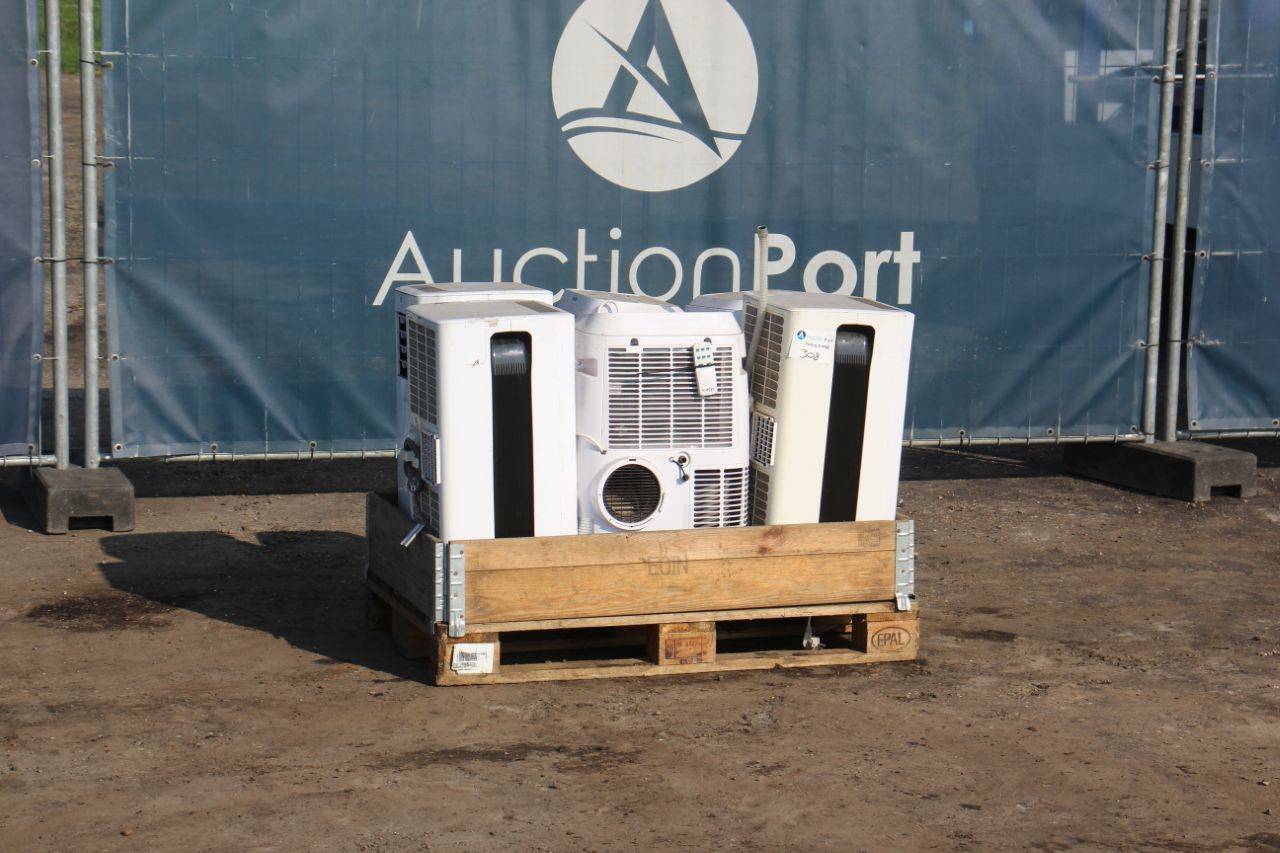 Lot of 6 mobile air conditioners